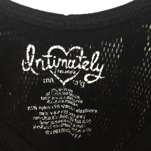 FP Black Lace Tank Top! V-Neck (M/L) - Picture 2 of 3